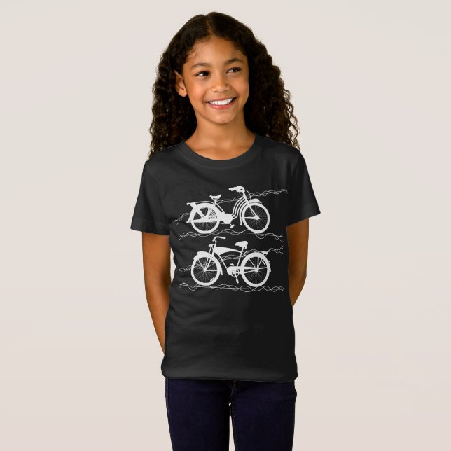 Bicycle Bicycle White T-Shirt (Front Full)