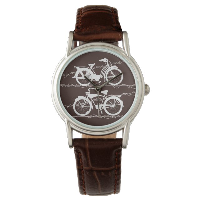 Bicycle Bicycle White Watch (Front)