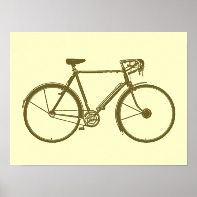 bicycle = bike = biking . nice poster (Front)