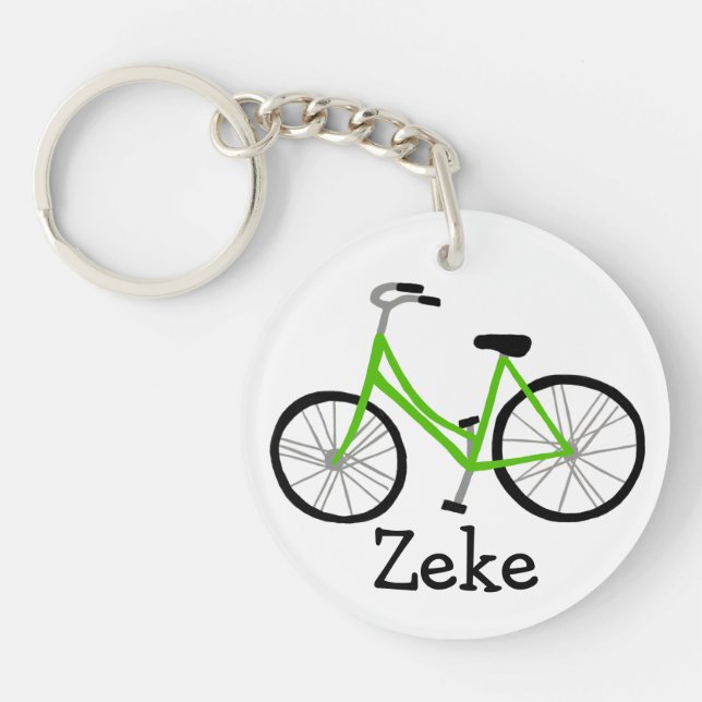Bicycle Bike Cycle CUSTOM   Key Ring (Front)