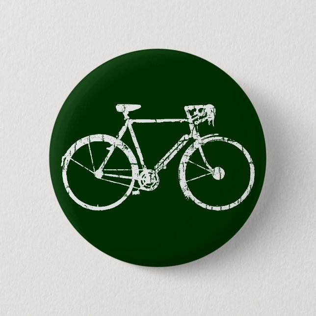 bicycle . bike / cycling nice 6 cm round badge (Front)