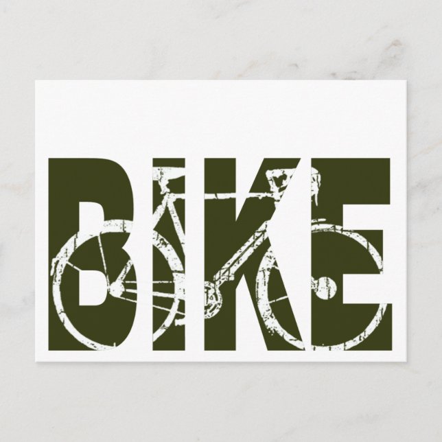 bicycle . bike / cycling nice postcard (Front)