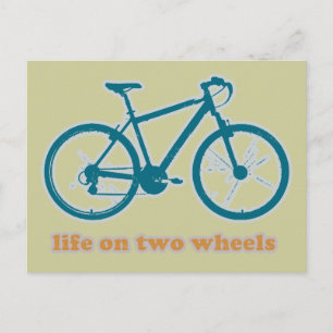 bicycle . bike / cycling nice postcard
