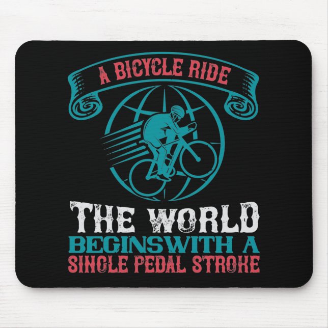 Bicycle - Bike Lover Mouse Mat (Front)