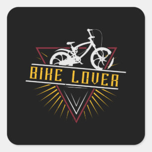 Bicycle - Bike Lover Square Sticker