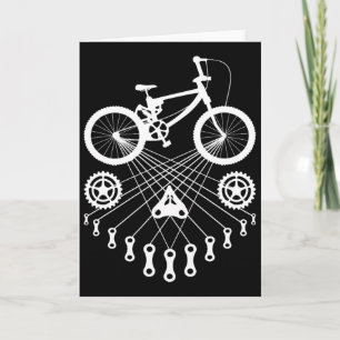 Bicycle Bike Mtb Bmx Biker Cyclist Cycling Bicycle Card