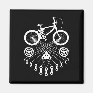 Bicycle Bike Mtb Bmx Biker Cyclist Cycling Bicycle Magnet
