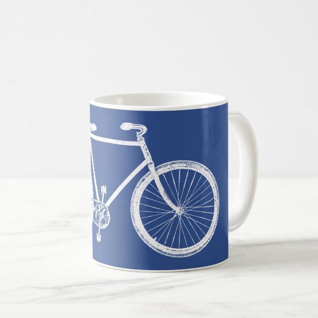 Bicycle Bike Personalised Coffee Mug (Front Right)