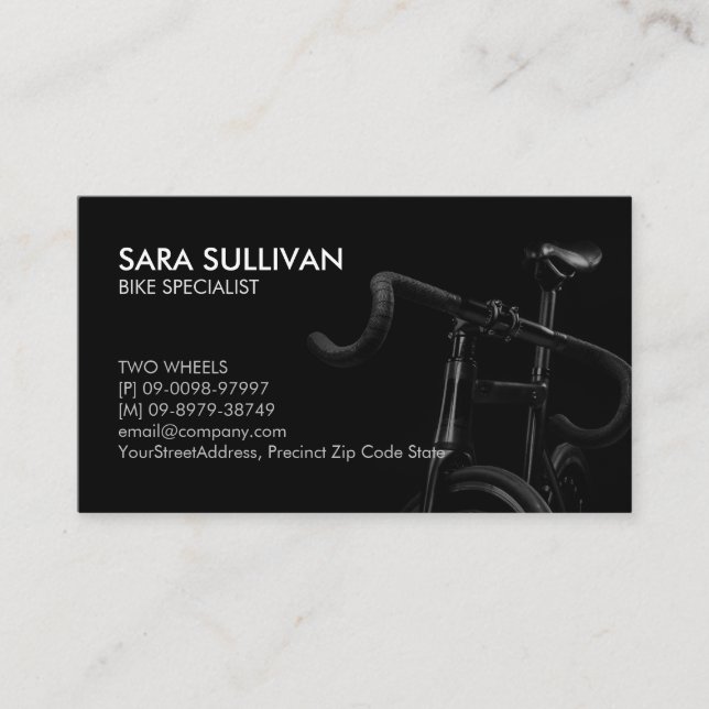 Bicycle Bike Repair Business Card (Front)