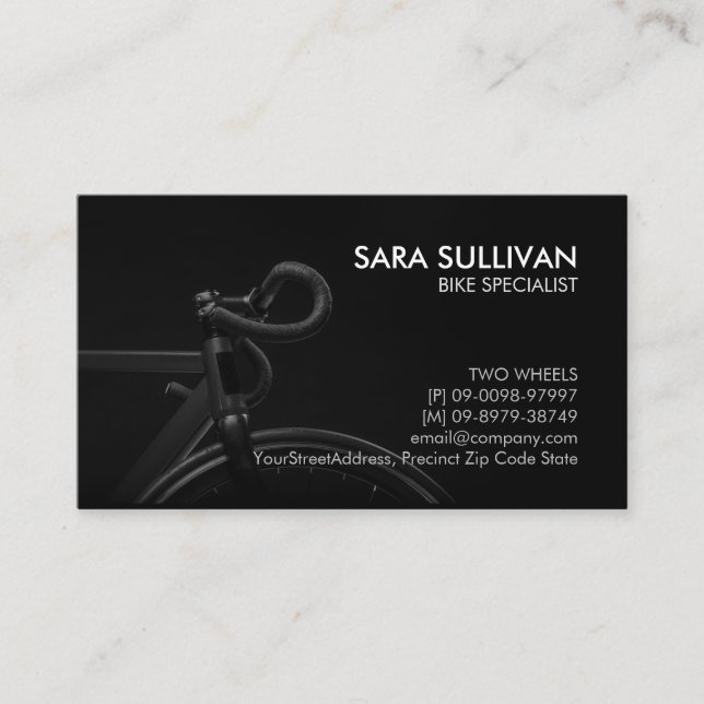 Bicycle Bike Repair Business Card (Front)
