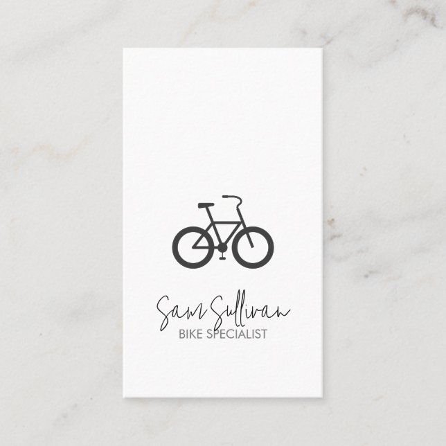 Bicycle Bike Repair Cyclist Business Card (Front)