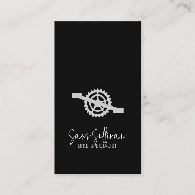 Bicycle Bike Repair Cyclist Business Card (Front)
