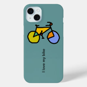 bicycle : bikes ; cyclist cool iPhone 15 mini case