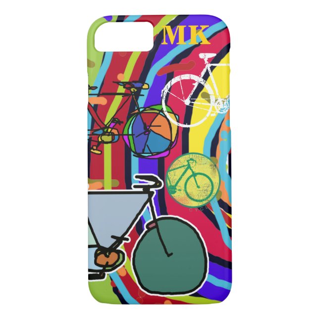 bicycle : bikes ; cyclist cool Case-Mate iPhone case (Back)
