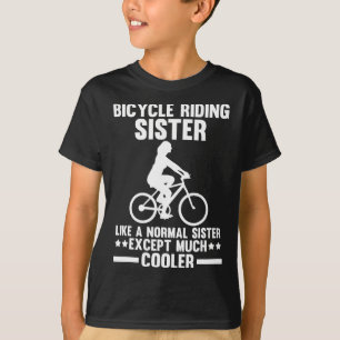 Bicycle Biking Sister Cycling Mountain Biking Cycl T-Shirt