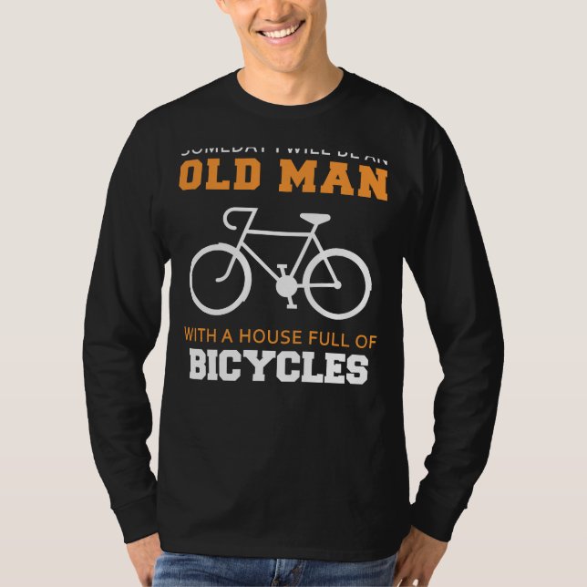 Bicycle Bonanza: Future Old Mans Wheely Fun Tee! T-Shirt (Front)