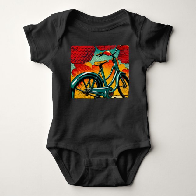 Bicycle Brilliance Baby Bodysuit (Front)