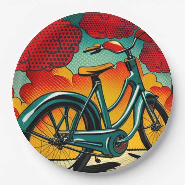 Bicycle Brilliance Paper Plate (Front)