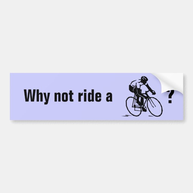 BICYCLE? bumper sticker (Front)