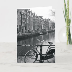 Bicycle by Canal Card