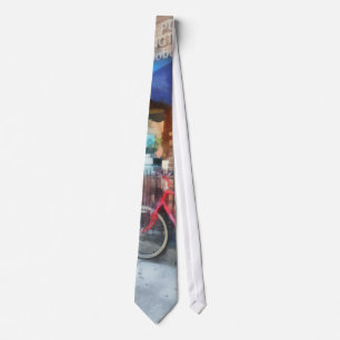 Bicycle By Post Office Tie