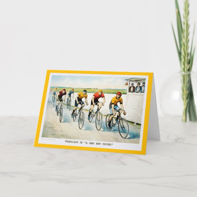  Bicycle Card:  Wheelmen Card (Front)