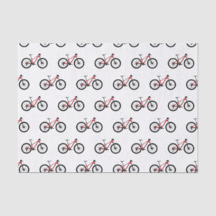 Bicycle cartoon illustration tissue paper