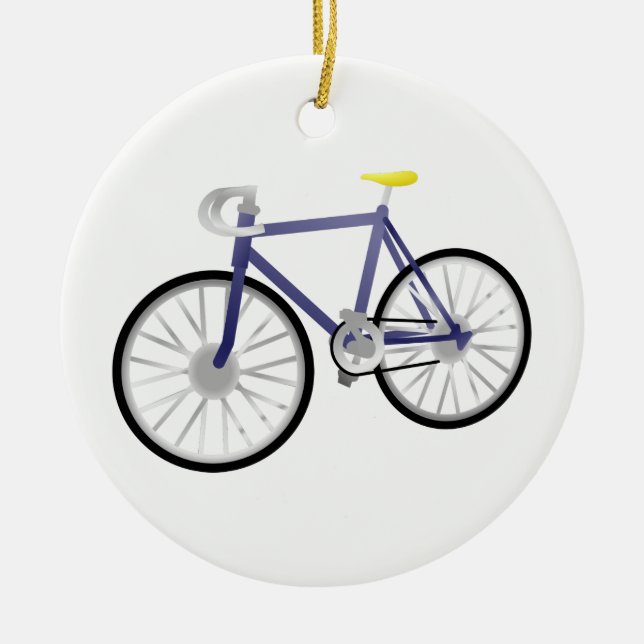 Bicycle Ceramic Tree Decoration (Front)