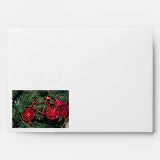 Bicycle Christmas Ornament Envelope