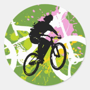 Bicycle Classic Round Sticker