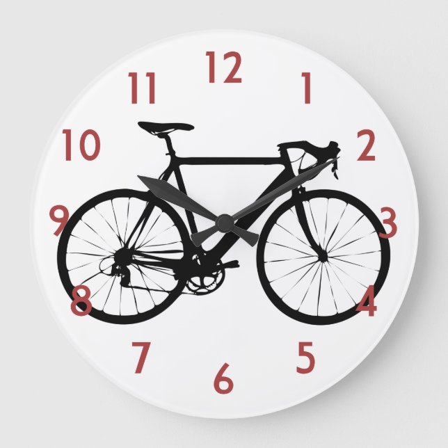 Bicycle Clock - Cycle Bike Wall Clock (Front)