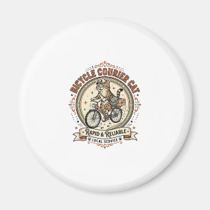 Bicycle Courier Cat Bicycle Courier Cat Vintage Ve Magnet