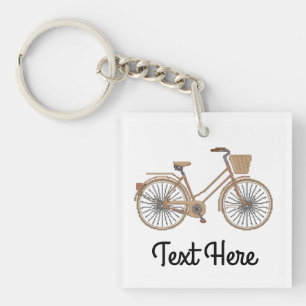 Bicycle Custom NAME Keychain