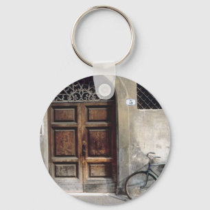 Bicycle Cycle Bicycling Cycling Italy Building Key Ring