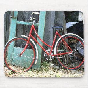 Bicycle Cycle Bicycling Cycling Old Shed Mouse Mat