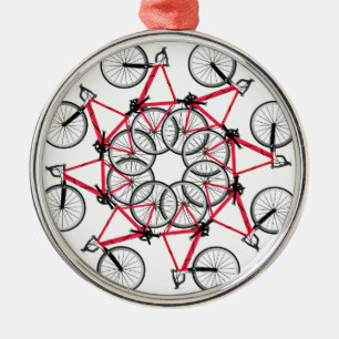 Bicycle cycle metal tree decoration