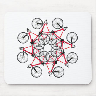 Bicycle cycle mouse mat