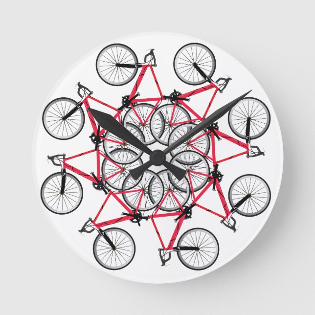 Bicycle cycle round clock (Front)