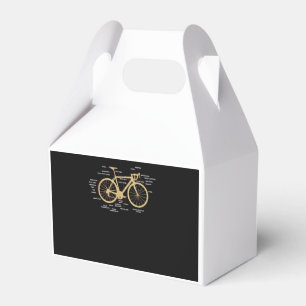 Bicycle Cycling Anatomy Road Bike Parts Biking Favour Box