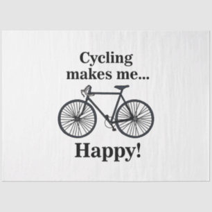 Bicycle Cycling Bicycling Cyclist Birthday Tissue Paper