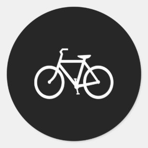 Bicycle Cycling Cyclist Mountain Bike Biking Bicyc Classic Round Sticker