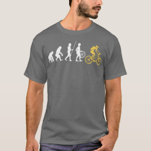Bicycle Cycling Evolution Biker Cyclist T-Shirt