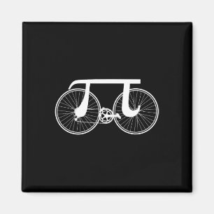 Bicycle Cycling Pi Day Pun Funny March 14 3.14  Magnet