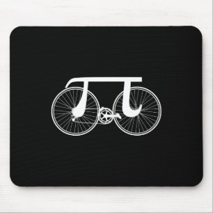 Bicycle Cycling Pi Day Pun Funny March 14 3.14 Mouse Mat