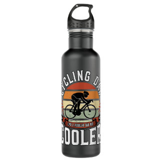 Bicycle Dad Cycling Bike Father Day Gift  710 Ml Water Bottle