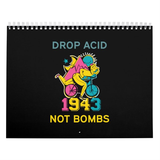 Bicycle Day 1943 Acid Hofmann Trip Calendar (Cover)