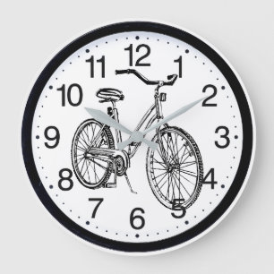 Bicycle Design  Clock With Numbers