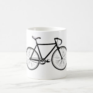 Bicycle design coffee mug
