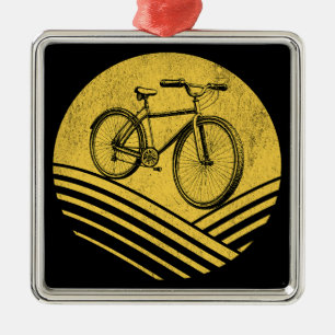 Bicycle design metal tree decoration