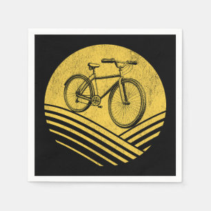 Bicycle design napkin